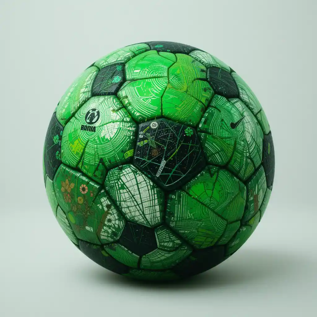 Bola de Futebol Verde